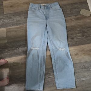 Madewell Light Blue Straight Leg Jeans